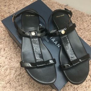 Black Cole Haan sandal